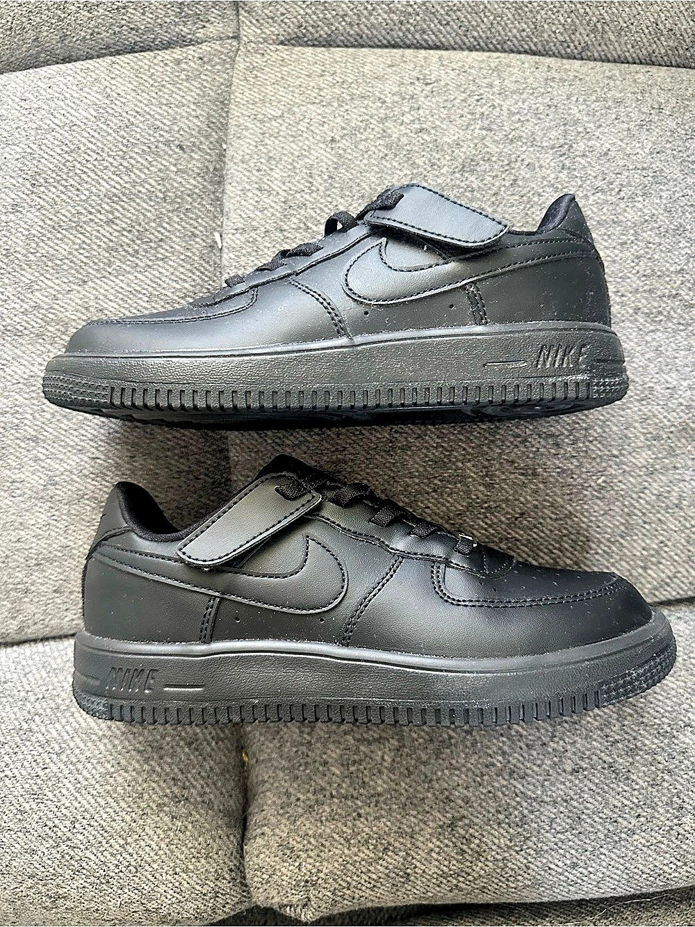 Nike Air Force 1 '07 LV8 Boys 3Y Black Sneakers